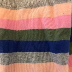 Thin Mens Striped Crew Socks